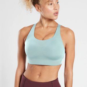 Athleta Advanced Bra Mint Racerback 32D